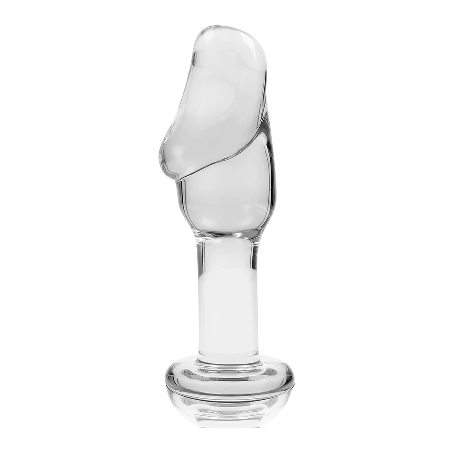 NEBULA SERIES BY IBIZA - MODELL 6 ANALPLUG BOROSILIKATGLAS 12,5 X 4 CM ROSA